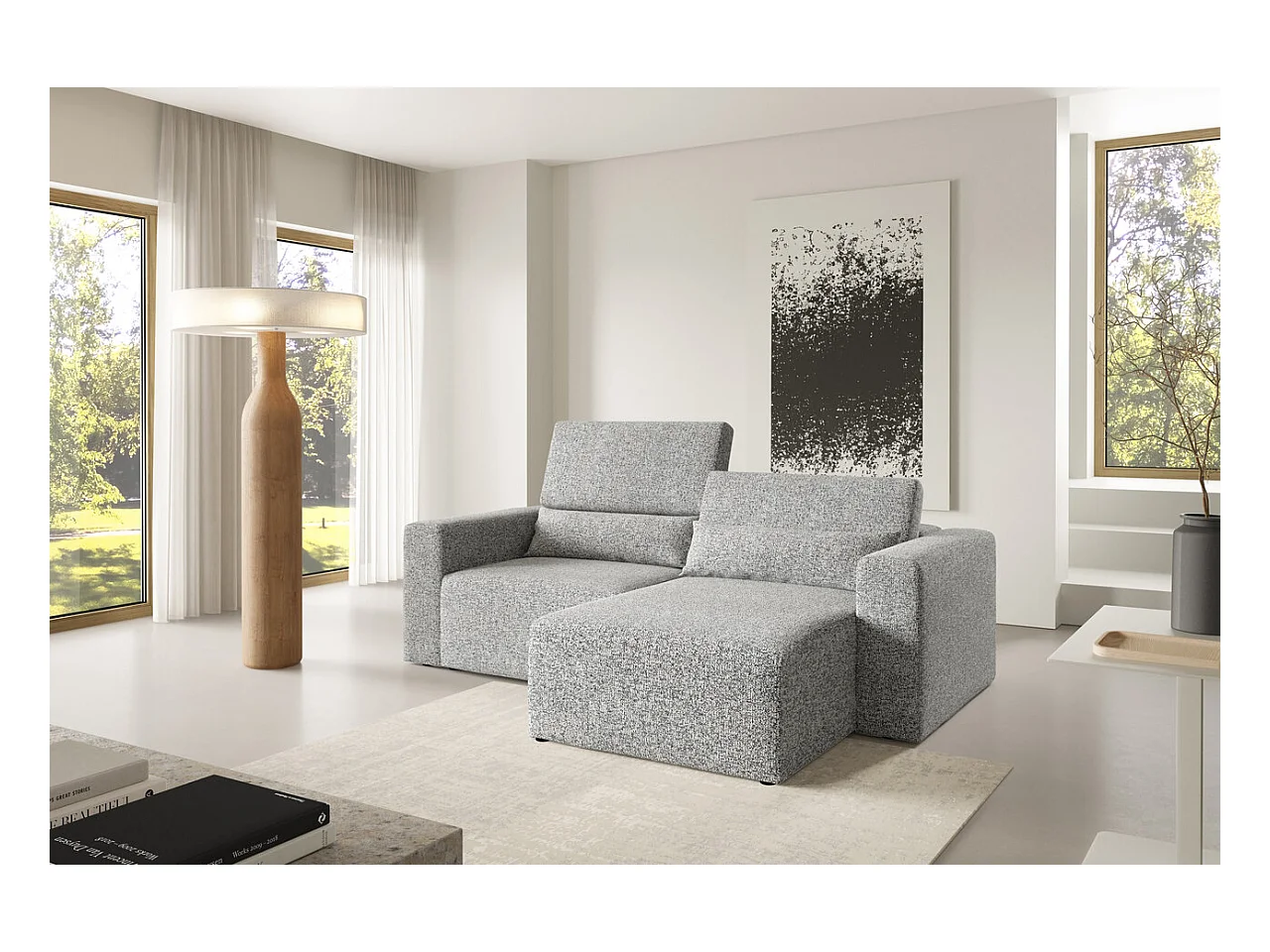 Canapé d’angle Posejdon L modulaire premium Couleur : Puente 11