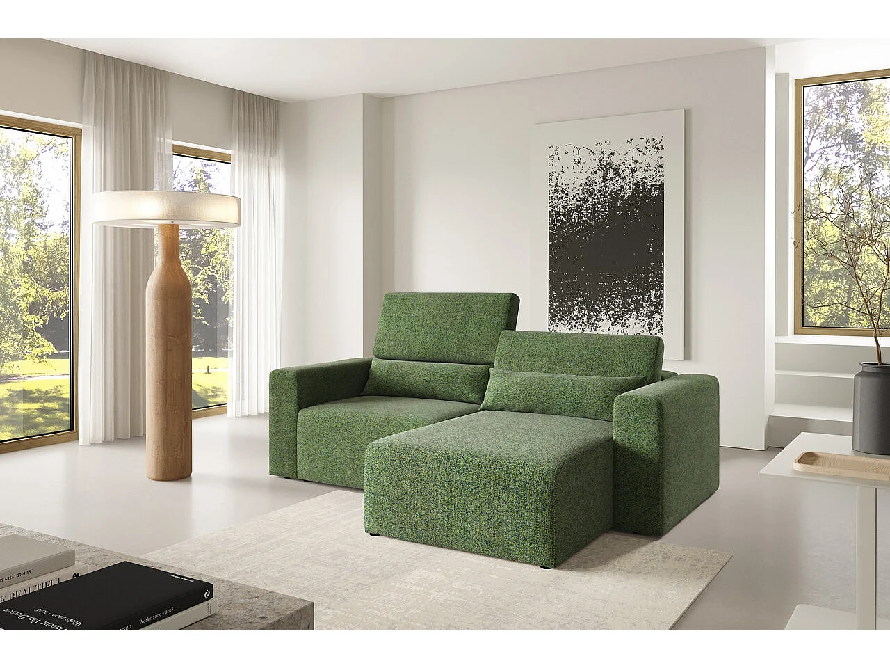 Ecksofa Posejdon L Premium modular Farbe: Puente 34