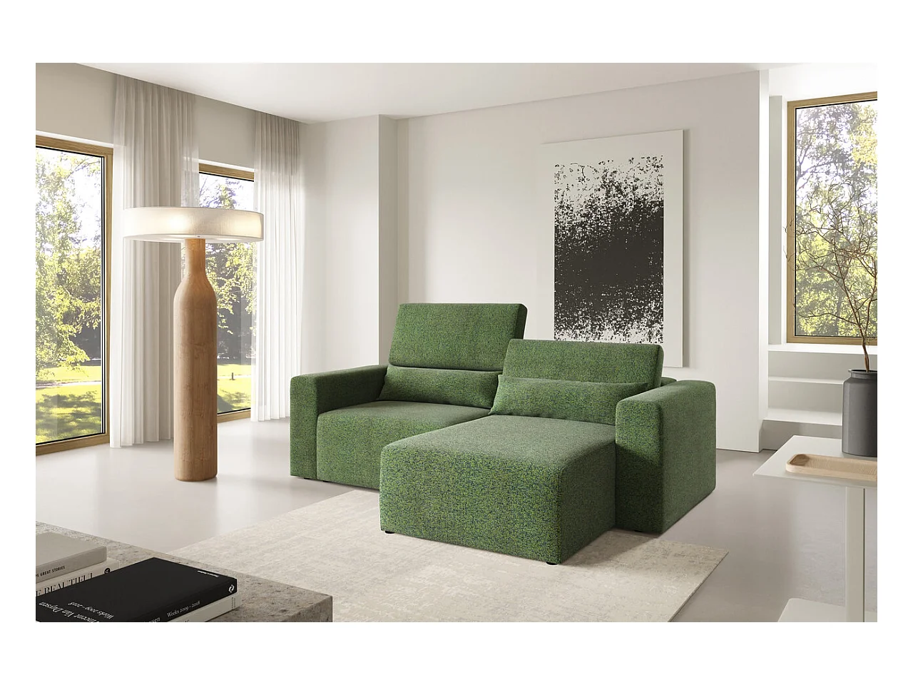Canapé d’angle Posejdon L modulaire premium Couleur : Puente 34
