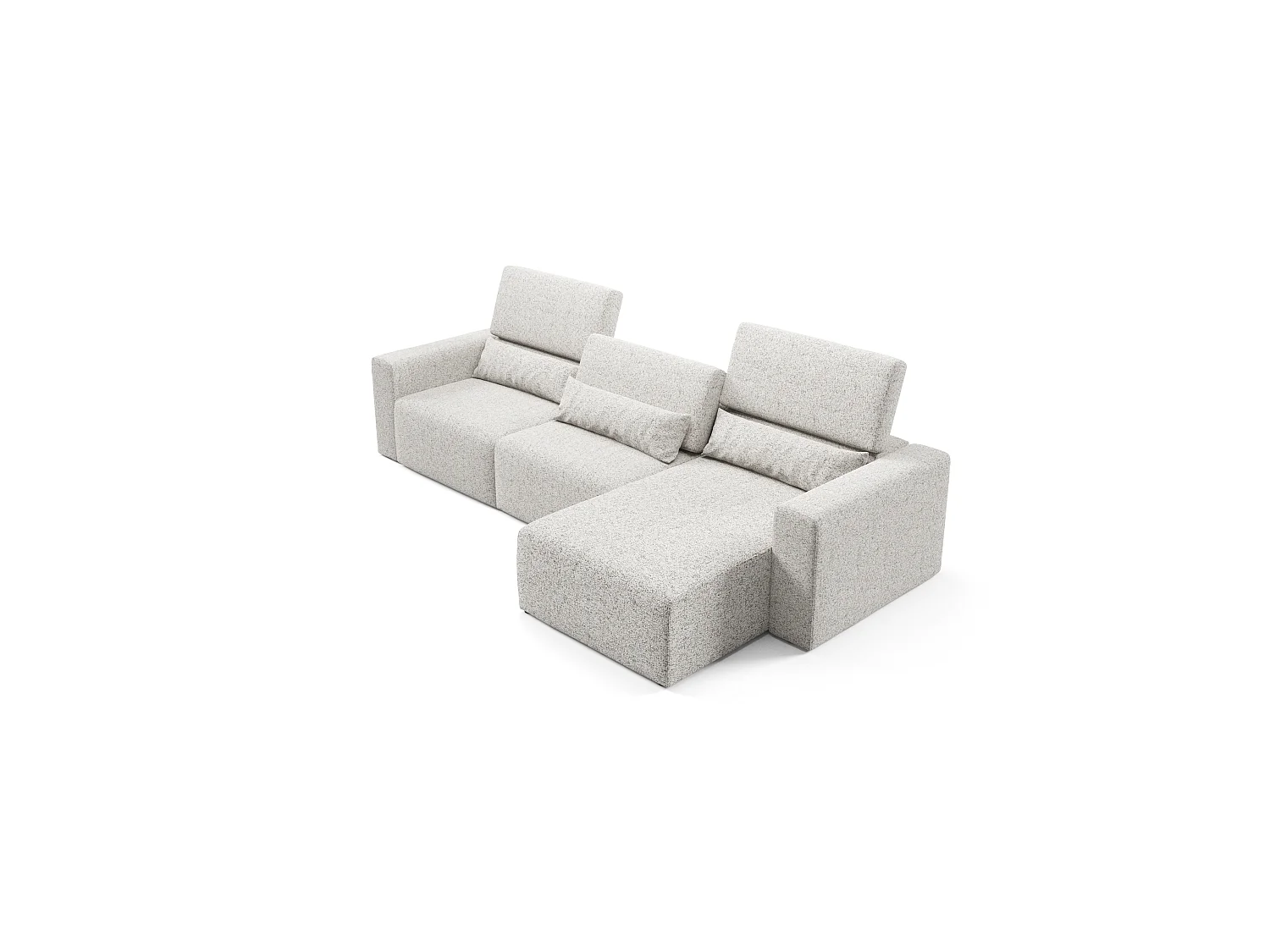 Ecksofa Posejdon XL Premium modular Farbe: Puente 92