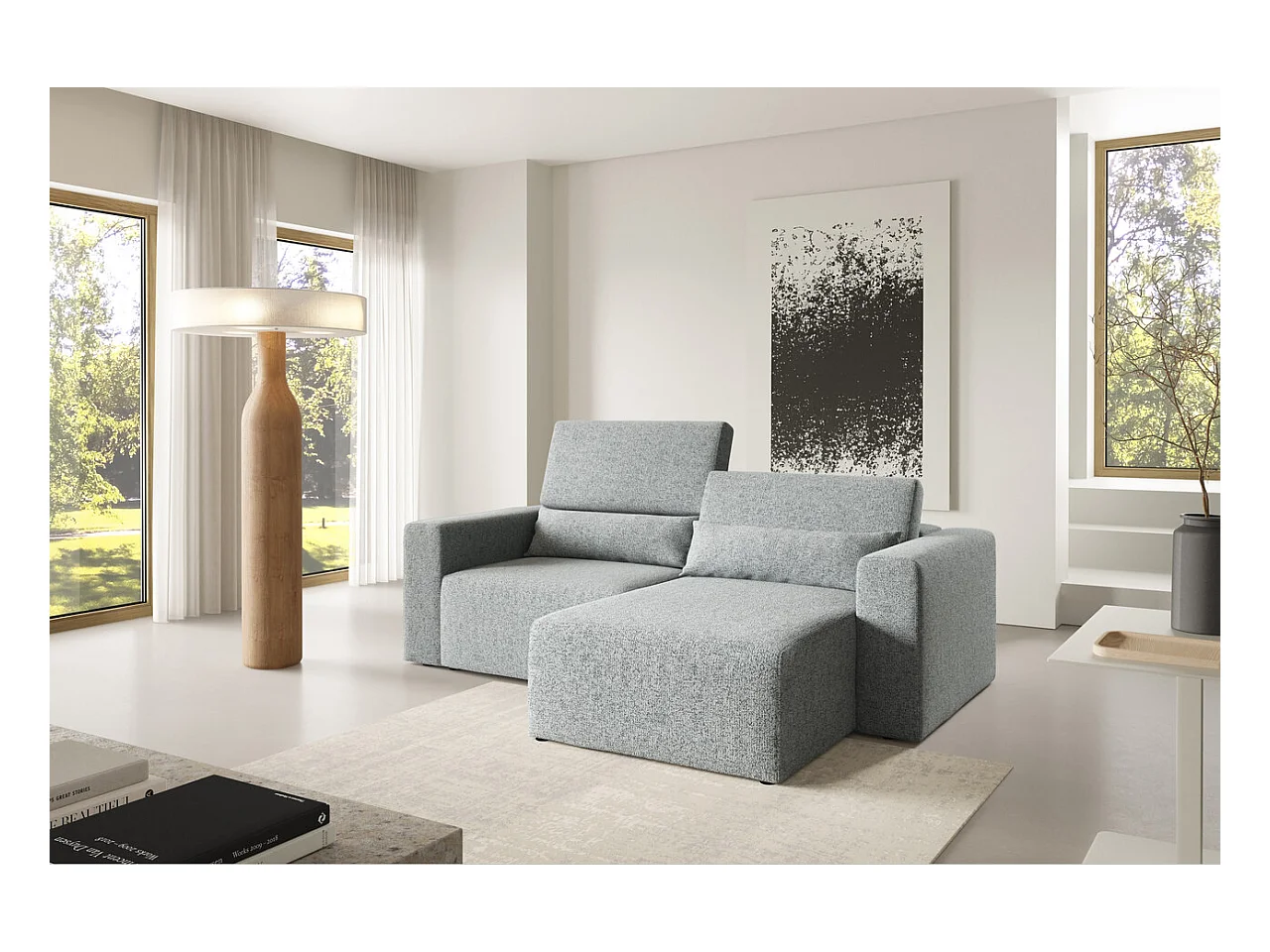 Ecksofa Posejdon L Premium modular Farbe: Puente 92