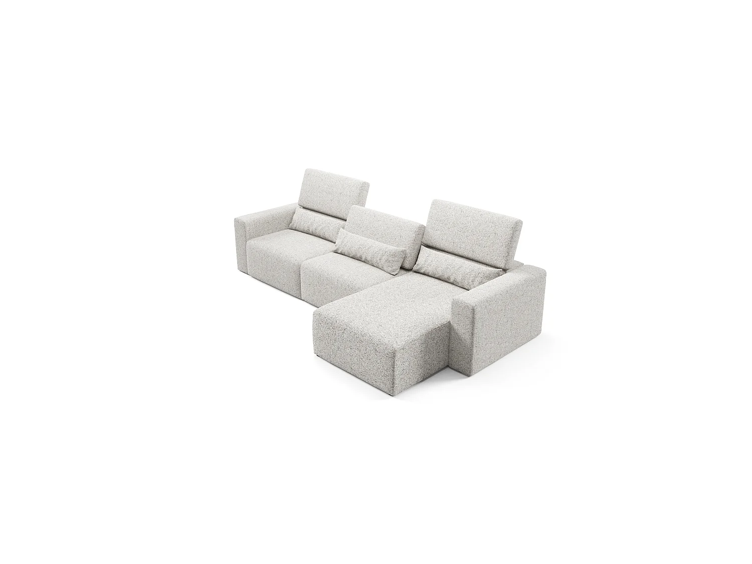 Ecksofa Posejdon XL Premium modular Farbe: Puente 06