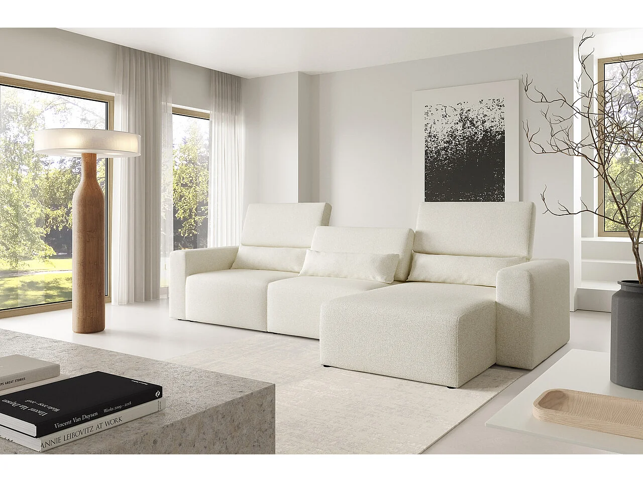 Hoekbank Posejdon XL modulaire premium Kleur: Puente 03