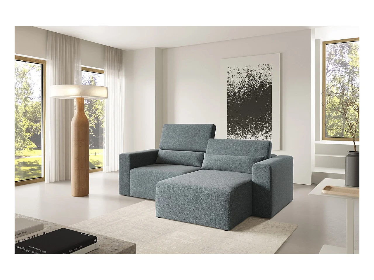 Canapé d’angle Posejdon L modulaire premium Couleur : Puente 94