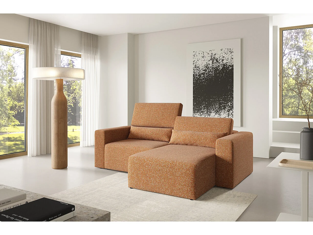 Canapé d’angle Posejdon L modulaire premium Couleur : Puente 52