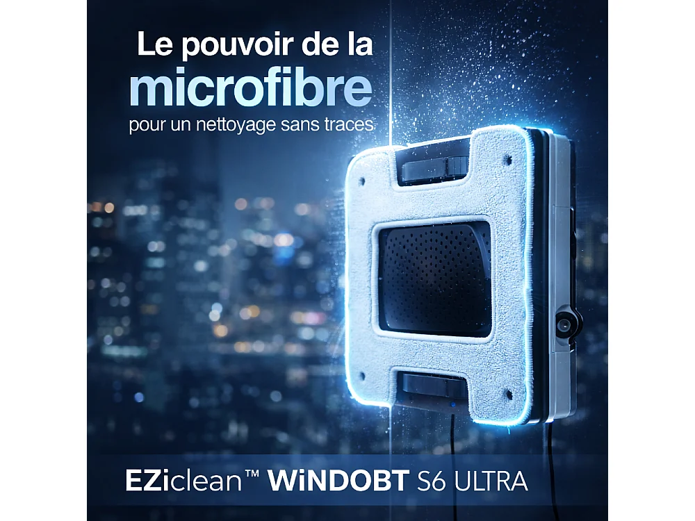 Robot Raamreiniger eziclean® Windobot S6 Ultra met Dubbele Automatische Spray van Reinigingsoplossing