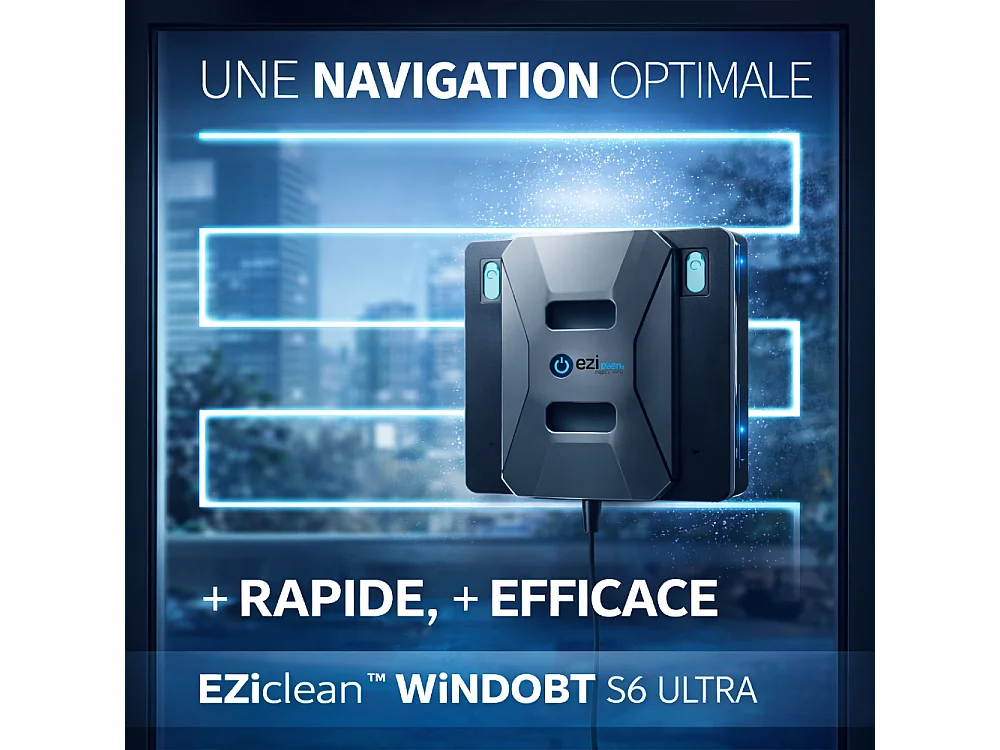 Robot Lave-vitres eziclean® Windobot S6 Ultra