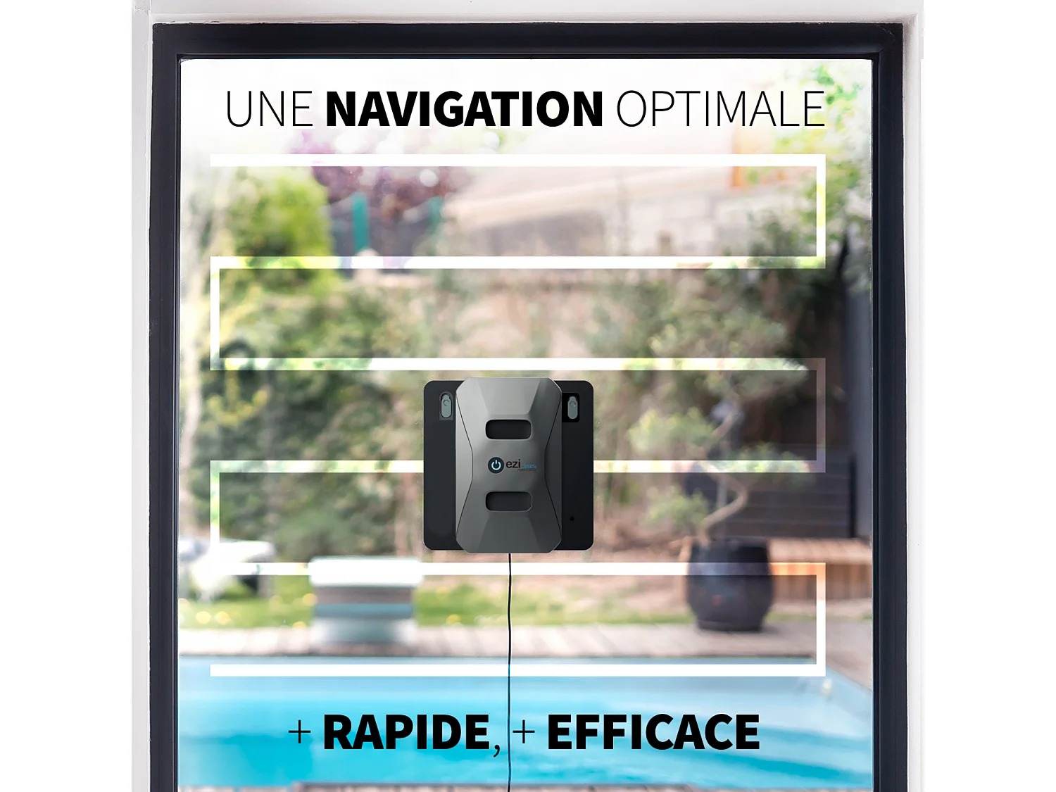 Robot Lave-vitres eziclean® Windobot S6 Ultra +