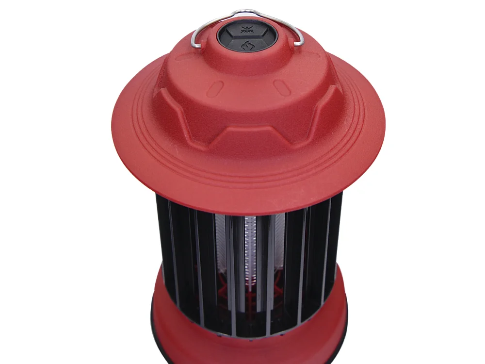 Mückenfalle für den Außenbereich EZIlight® Mosquito Garden MG 10 Rot Wiederaufladbar USB 24h Autonomie