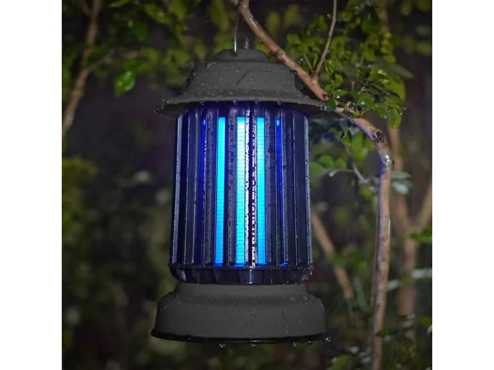 Mückenfalle für den Außenbereich EZIlight® Mosquito Garden MG 10 Rot Wiederaufladbar USB 24h Autonomie