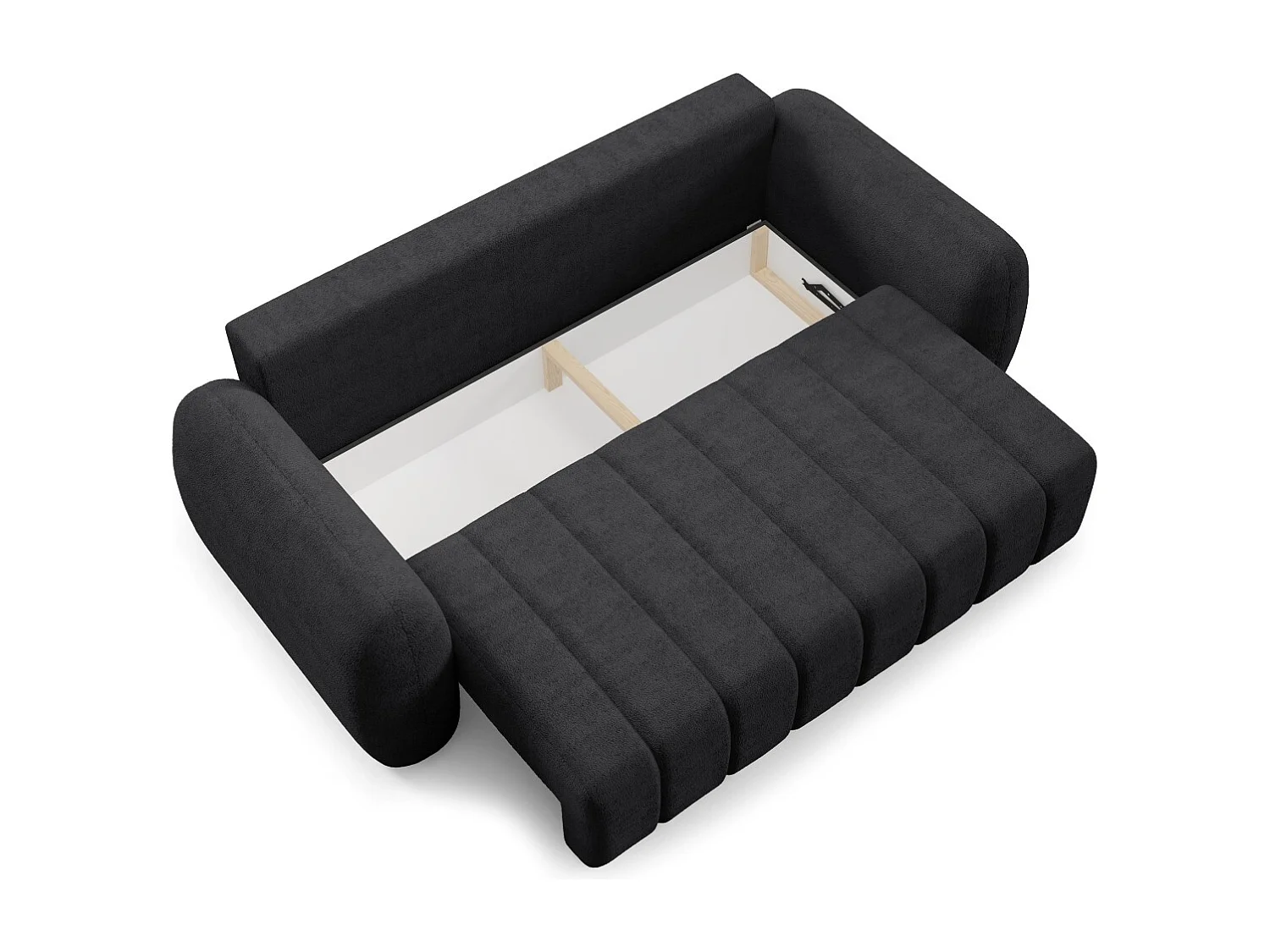 Canapé CONTII premium avec fonction de couchage Couleur : Quelle 100