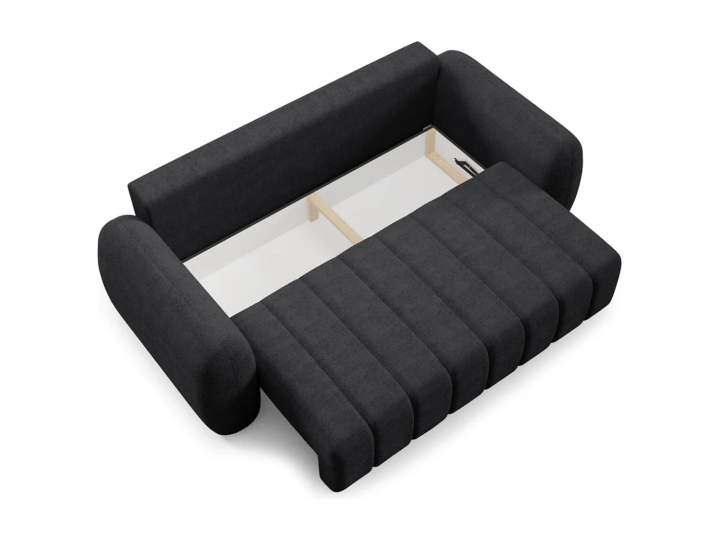 Canapé CONTII premium avec fonction de couchage Couleur : Quelle 100