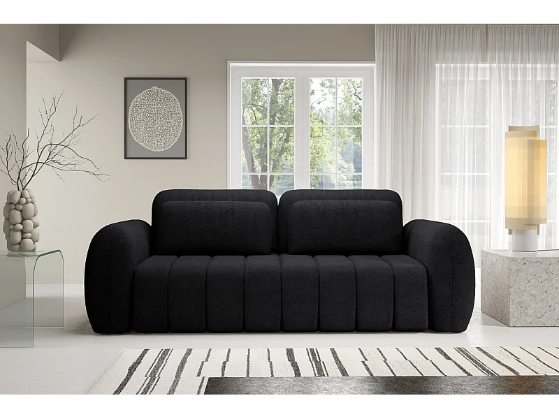 Canapé CONTII premium avec fonction de couchage Couleur : Quelle 100