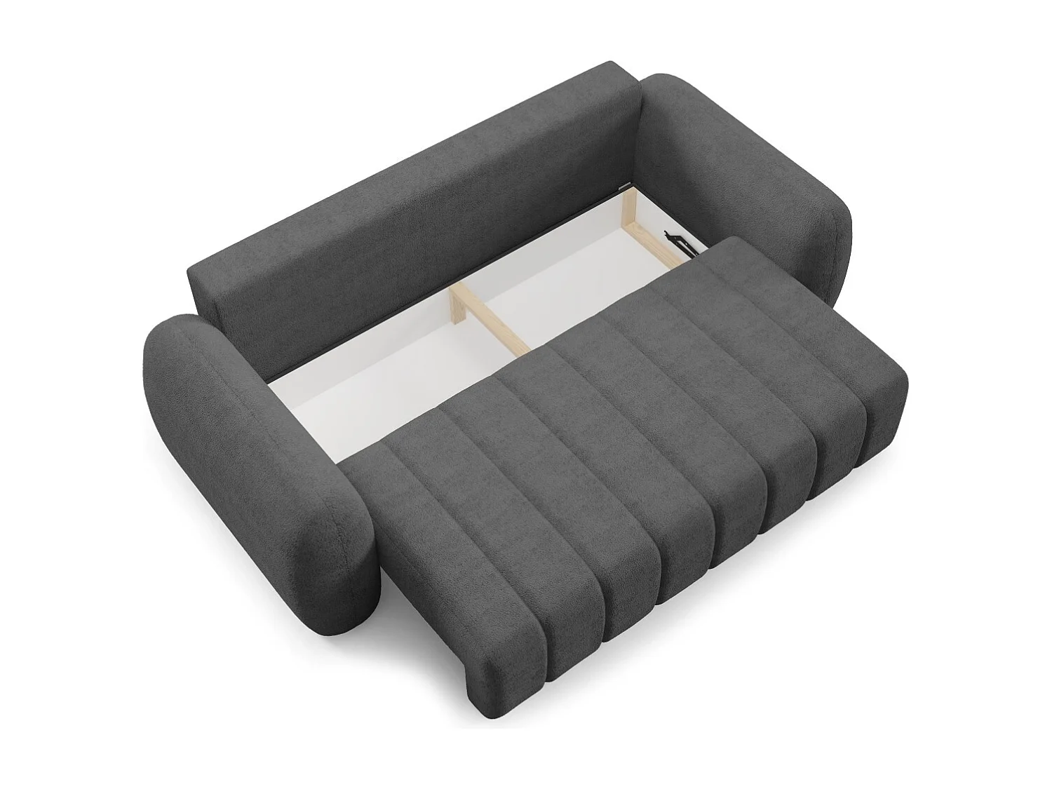 Canapé CONTII premium avec fonction de couchage Couleur : Quelle 92