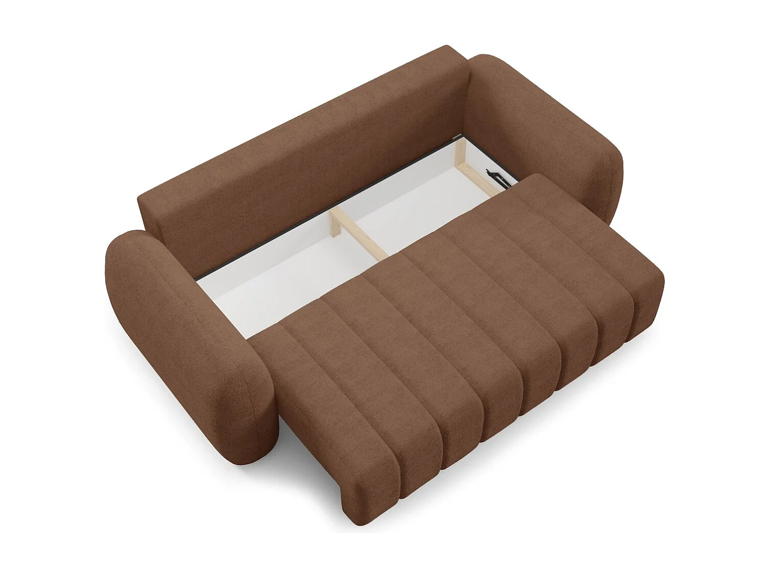 Canapé CONTII premium avec fonction de couchage Couleur : Quelle 54