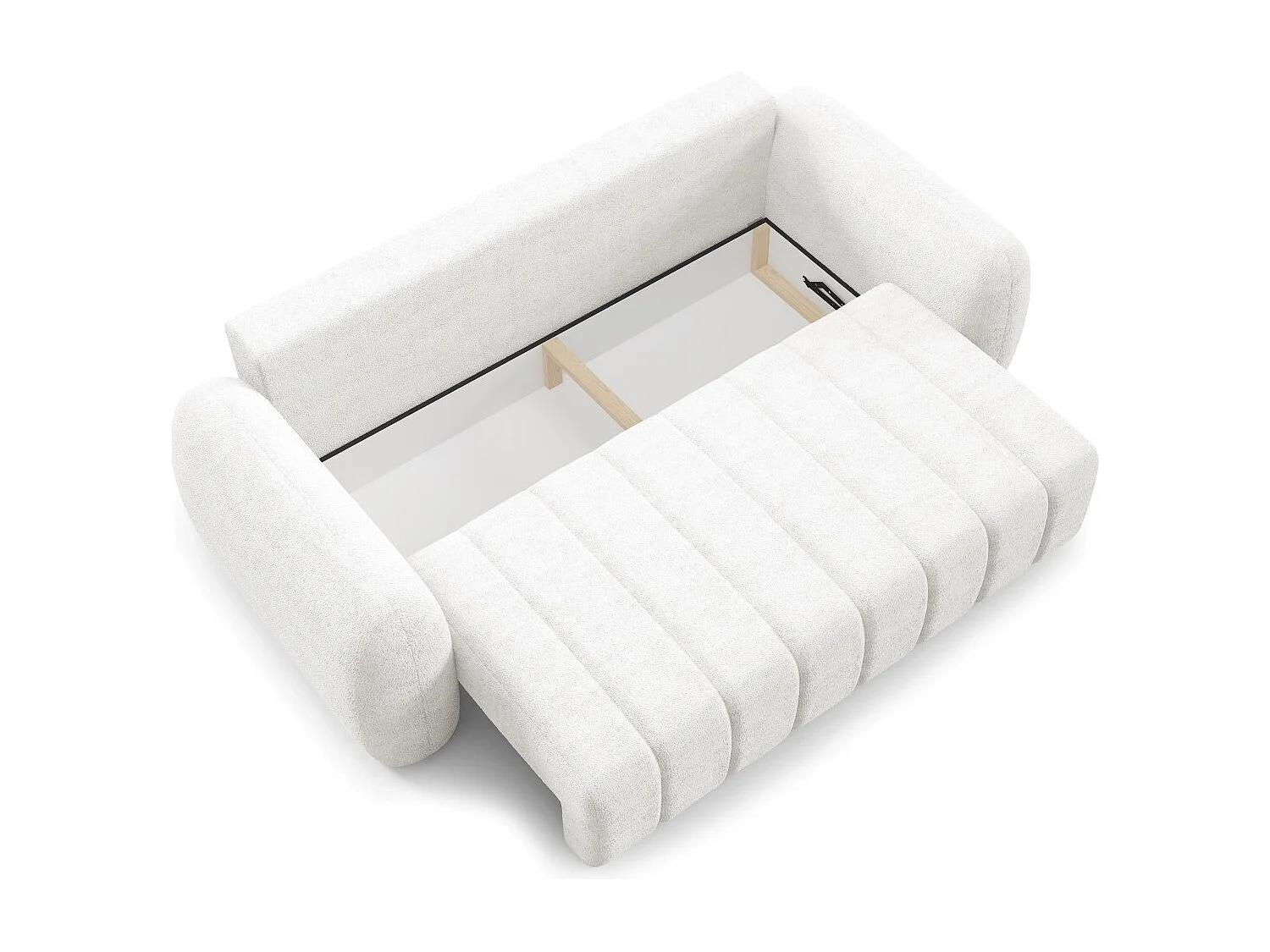 Canapé CONTII premium avec fonction de couchage Couleur : Quelle 01