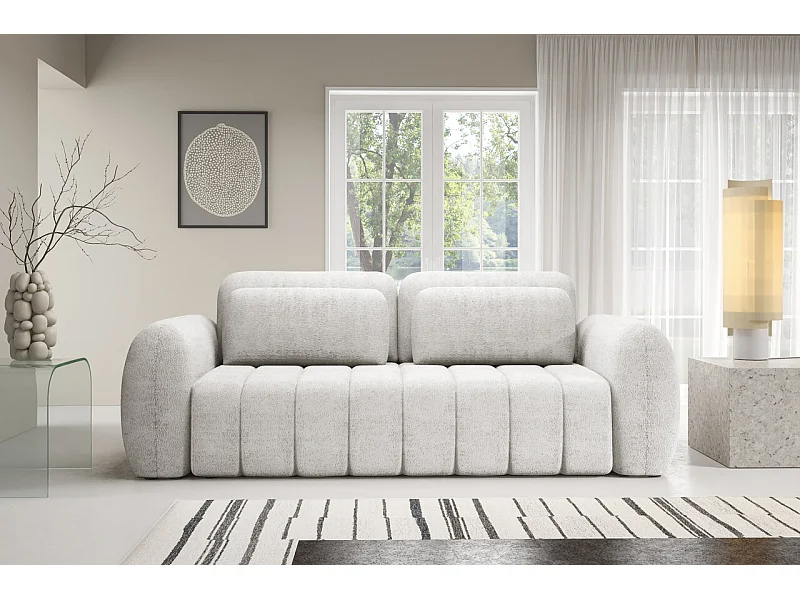Canapé CONTII premium avec fonction de couchage Couleur : Quelle 01