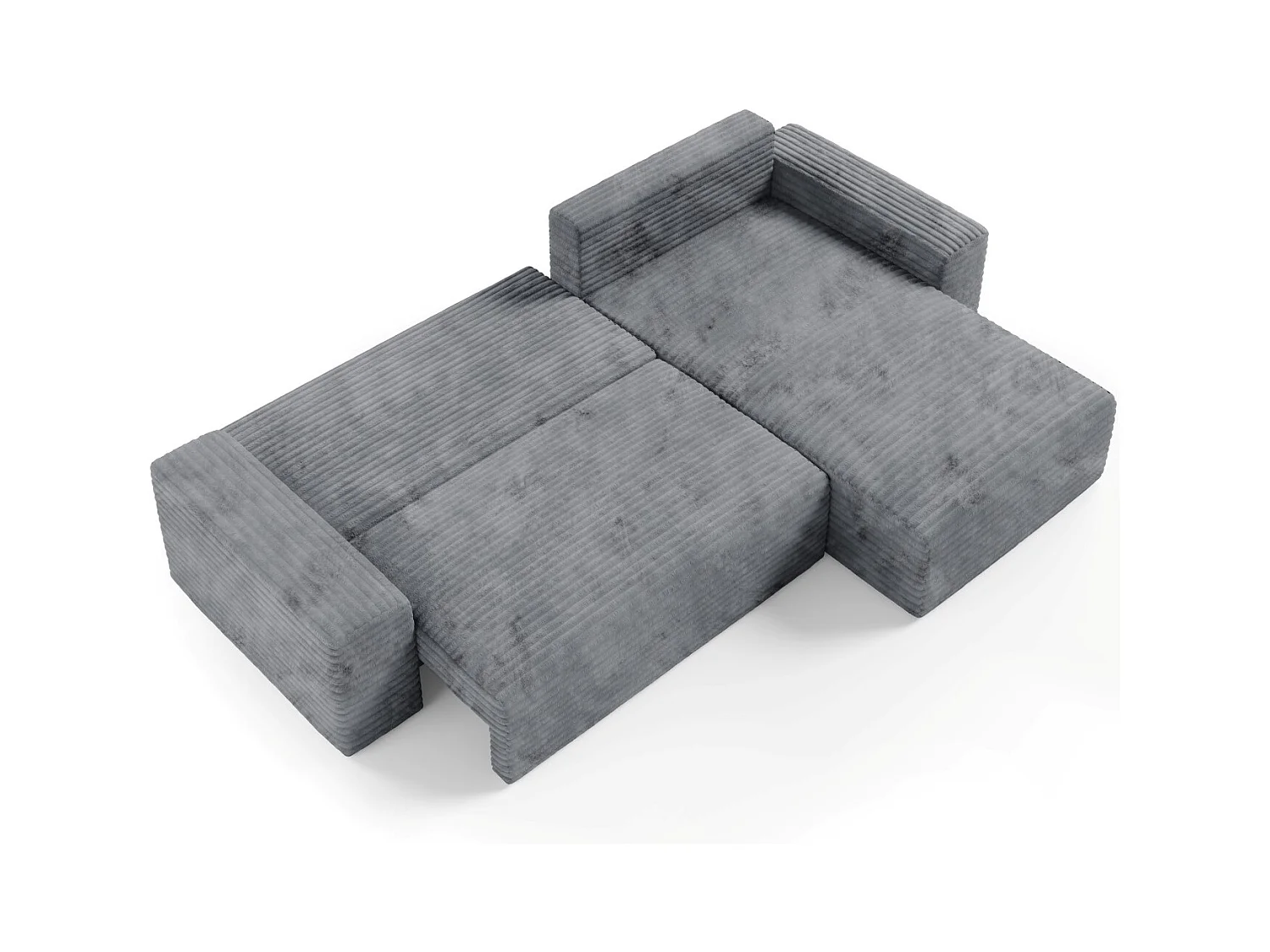 Ecksofa COCO L mit Schlaffunktion Farbe: TILIA 90