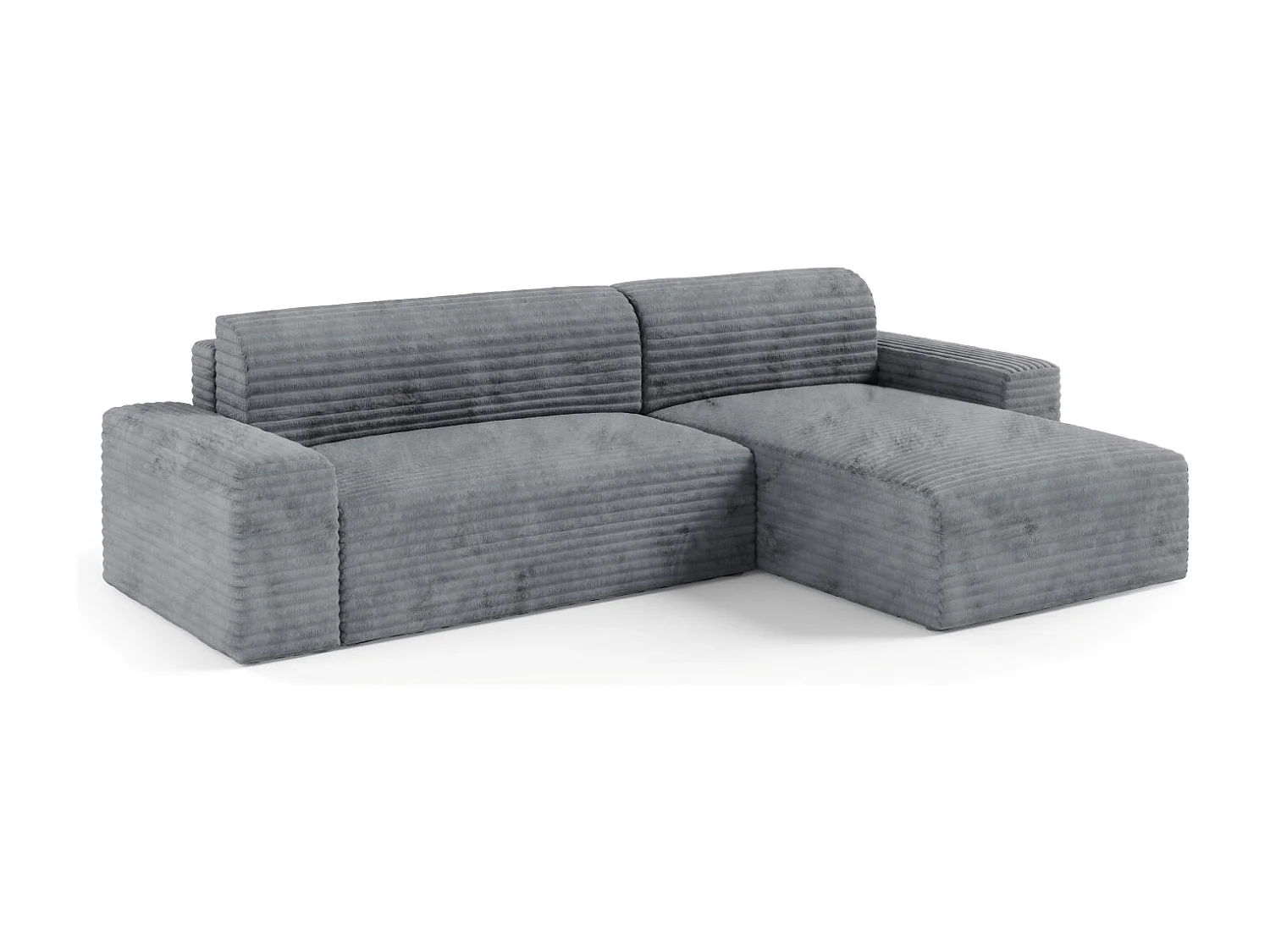 Canapé d’angle COCO L avec fonction de couchage Couleur : TILIA 90