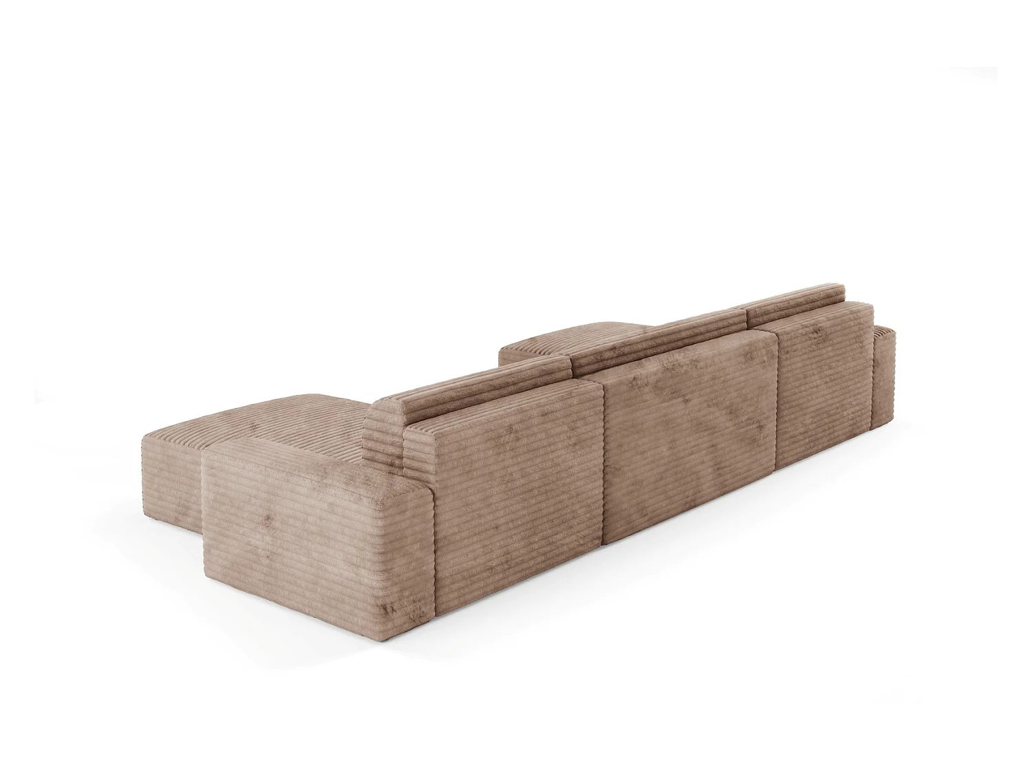 Canapé d’angle COCO U avec fonction de couchage Couleur : TILIA 17