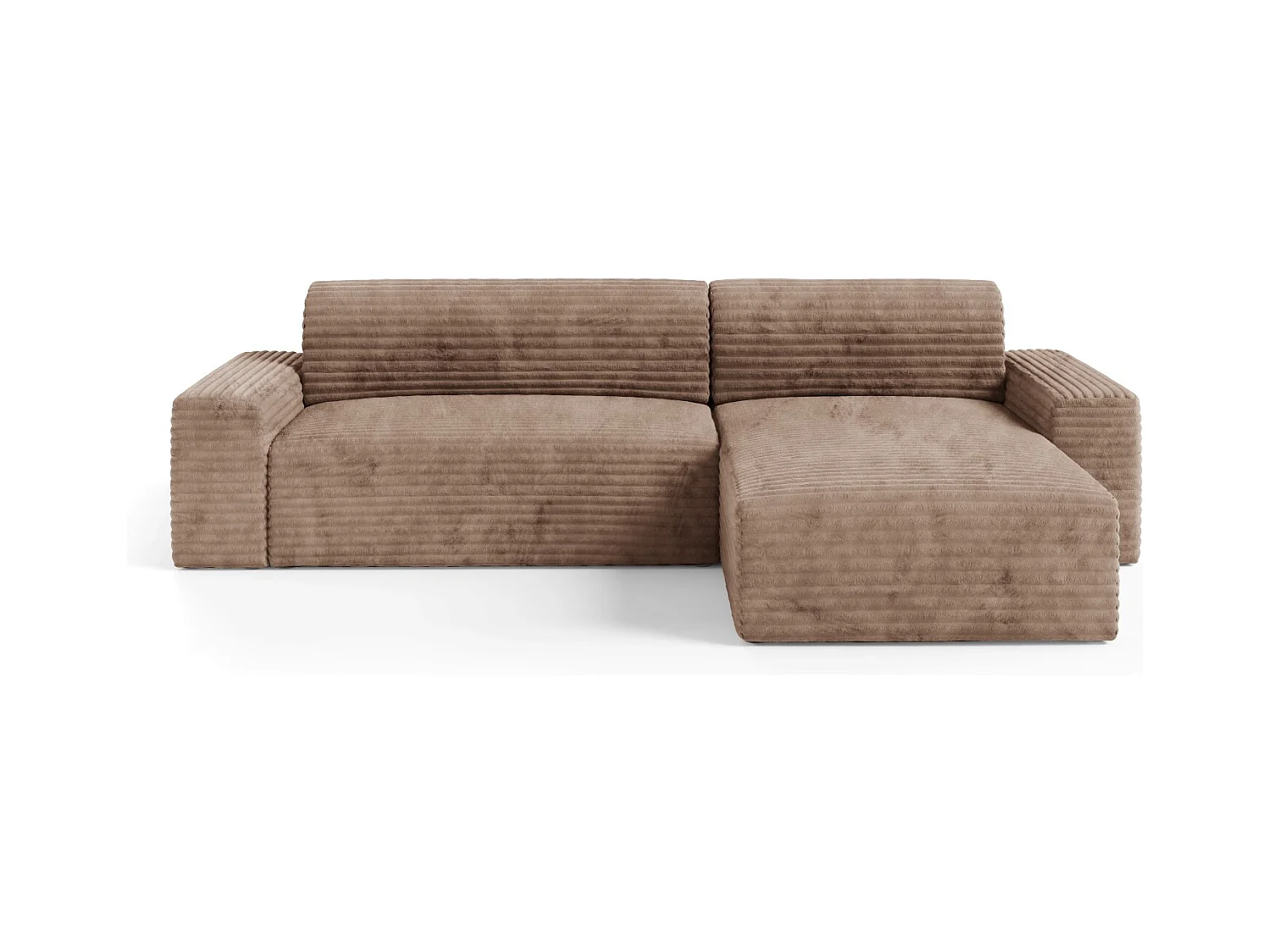 Ecksofa COCO L mit Schlaffunktion Farbe: TILIA 17