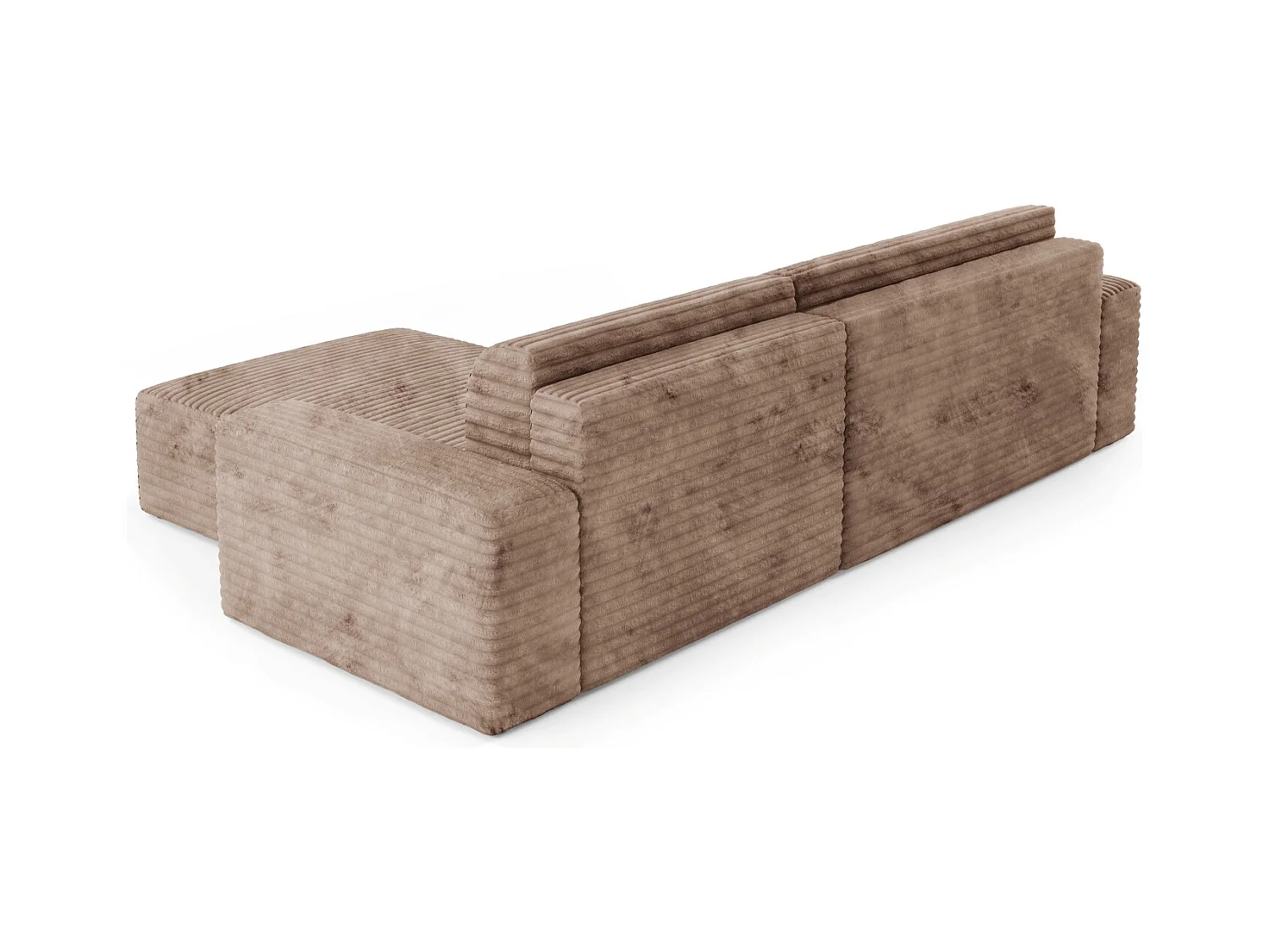 Ecksofa COCO L mit Schlaffunktion Farbe: TILIA 17