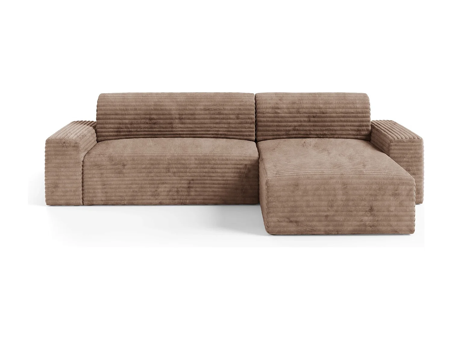 Canapé d’angle COCO L avec fonction de couchage Couleur : TILIA 17