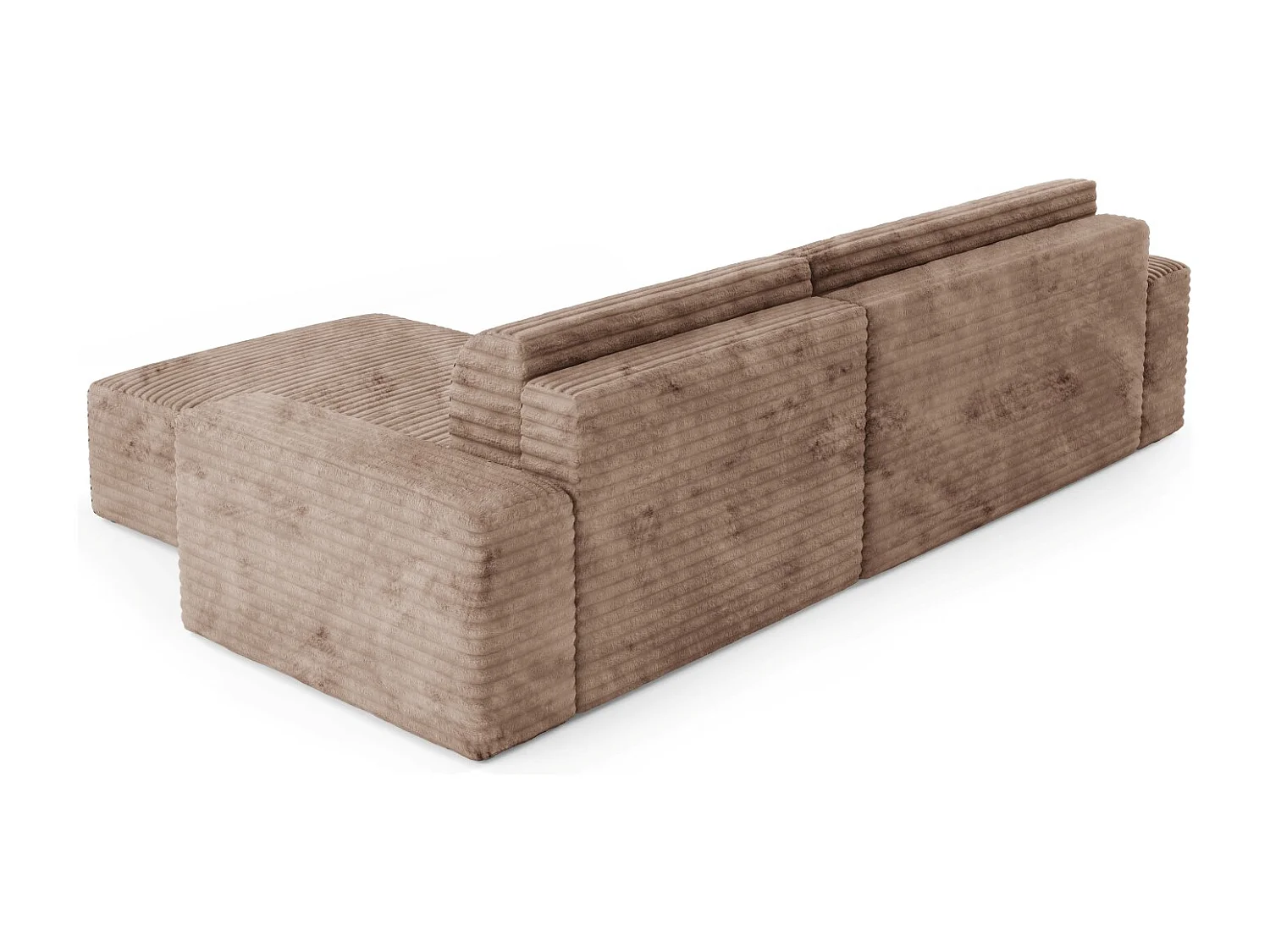 Canapé d’angle COCO L avec fonction de couchage Couleur : TILIA 17