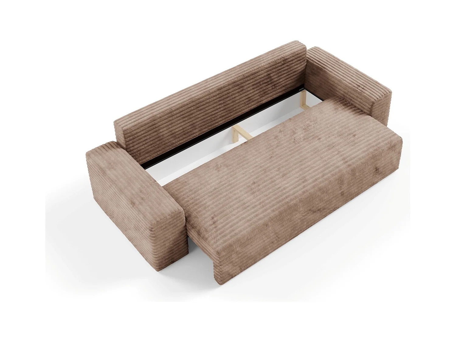 Canapé COCO avec fonction de couchage Couleur : TILIA 17