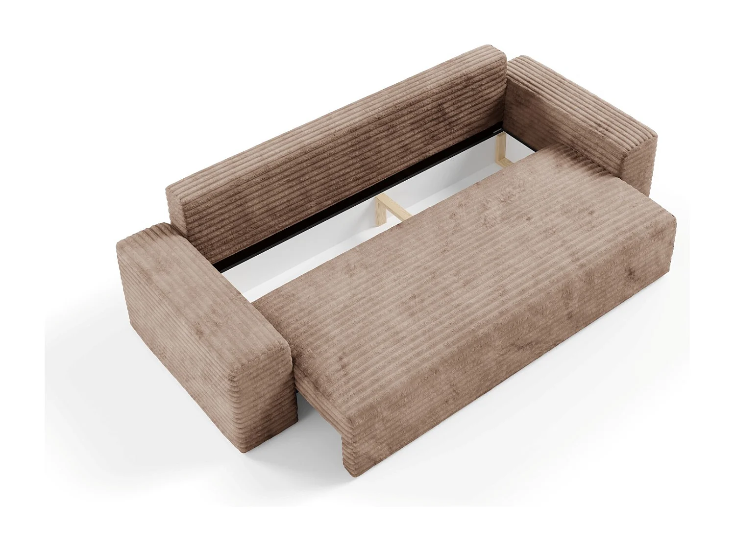 Canapé COCO avec fonction de couchage Couleur : TILIA 17