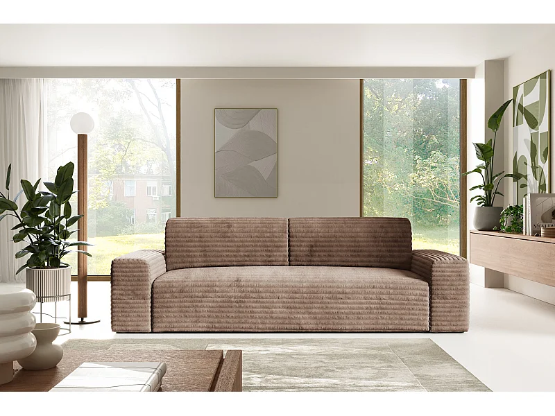 Canapé COCO avec fonction de couchage Couleur : TILIA 17