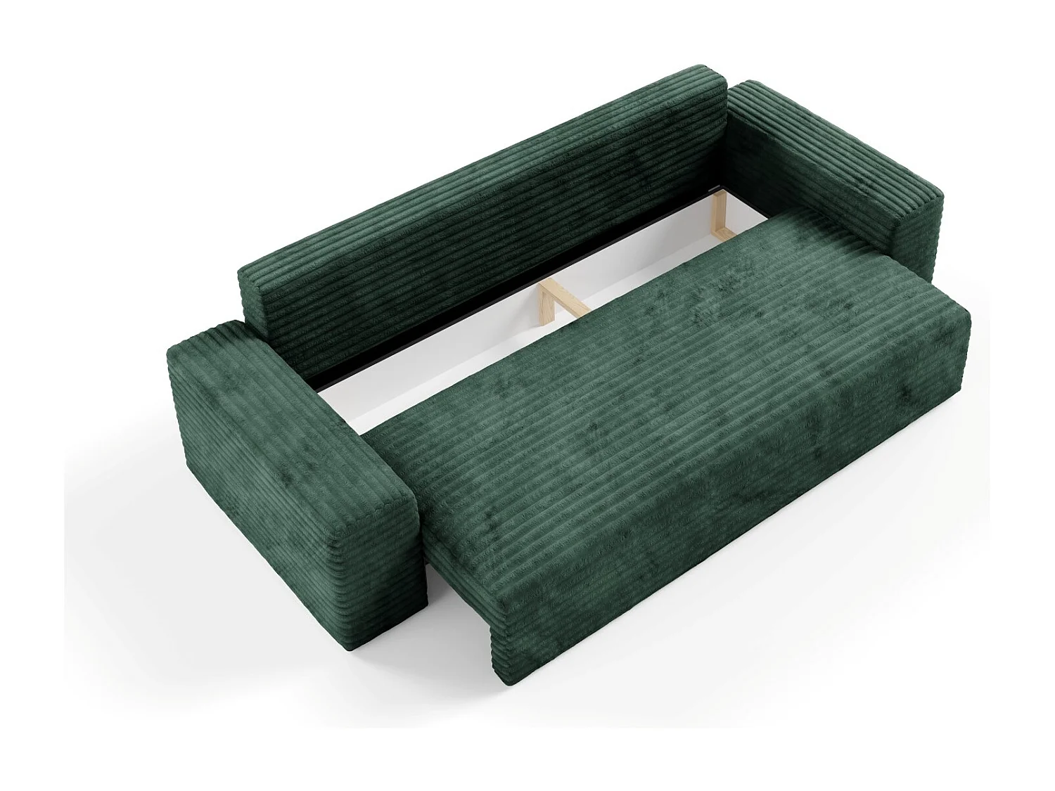 Canapé COCO avec fonction de couchage Couleur : TILIA 39