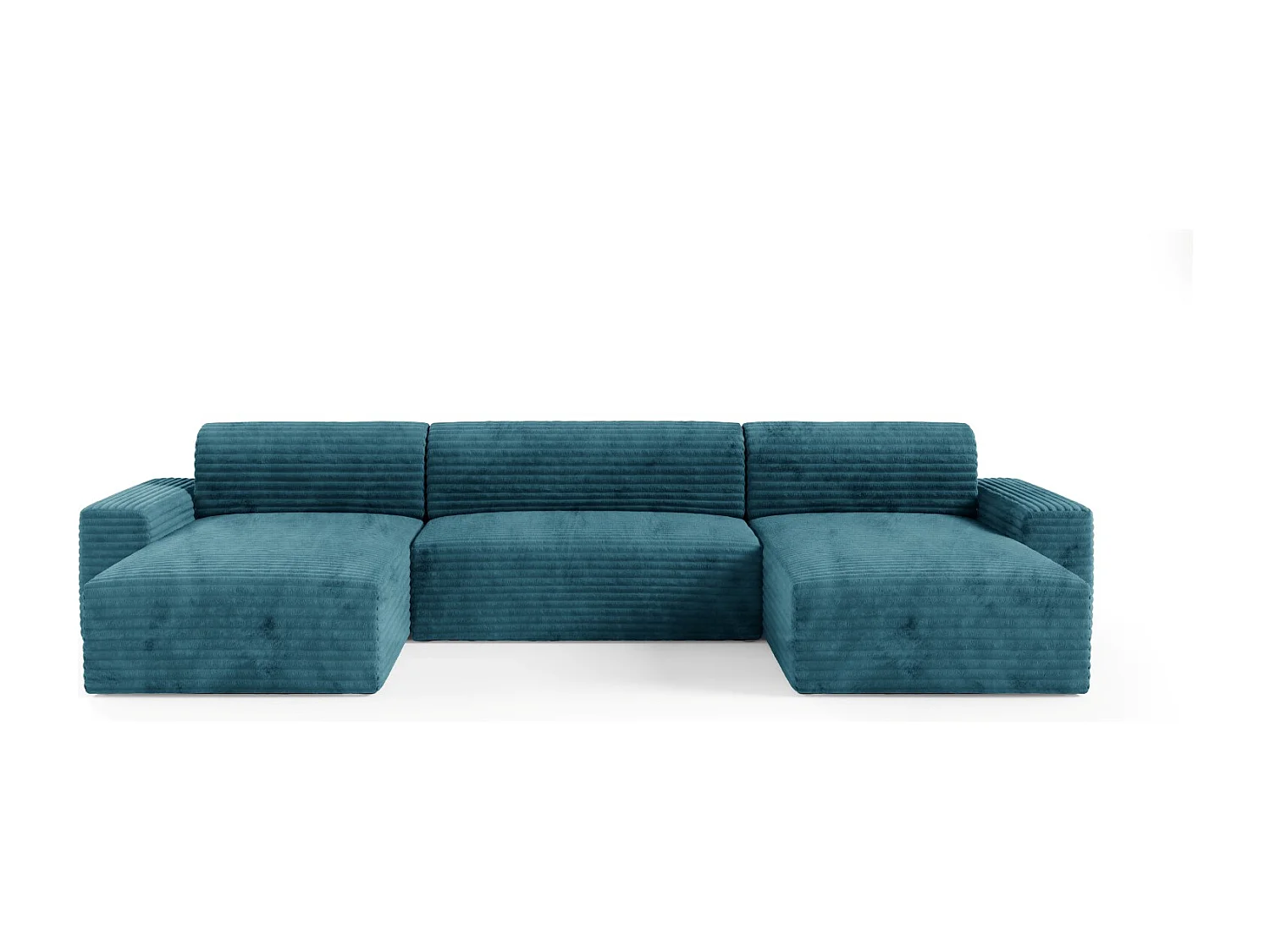 Canapé d’angle COCO U avec fonction de couchage Couleur : TILIA 75