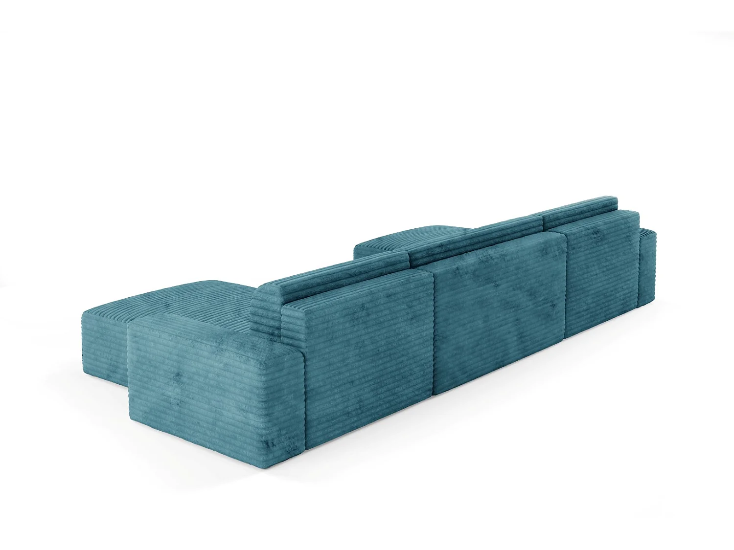 Canapé d’angle COCO U avec fonction de couchage Couleur : TILIA 75