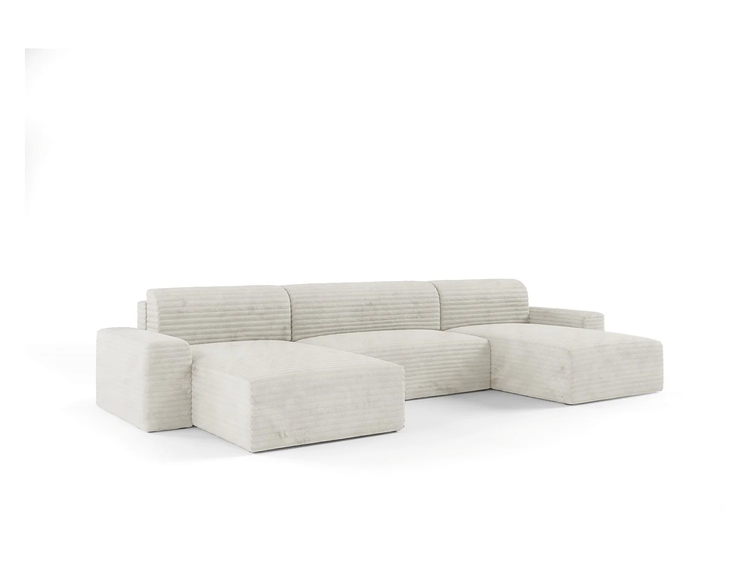 Canapé d’angle COCO U avec fonction de couchage Couleur : TILIA 1