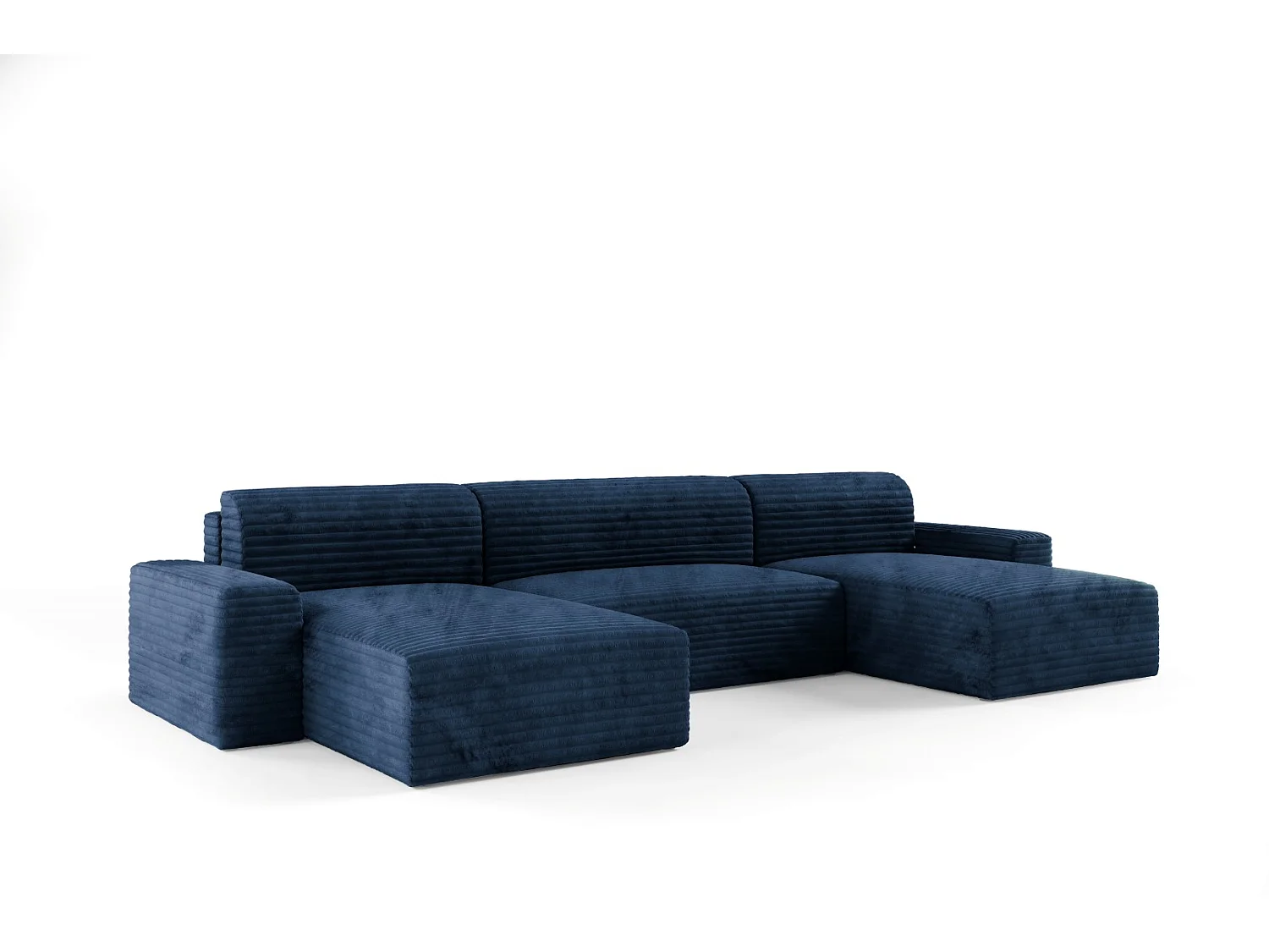 Canapé d’angle COCO U avec fonction de couchage Couleur : TILIA 77