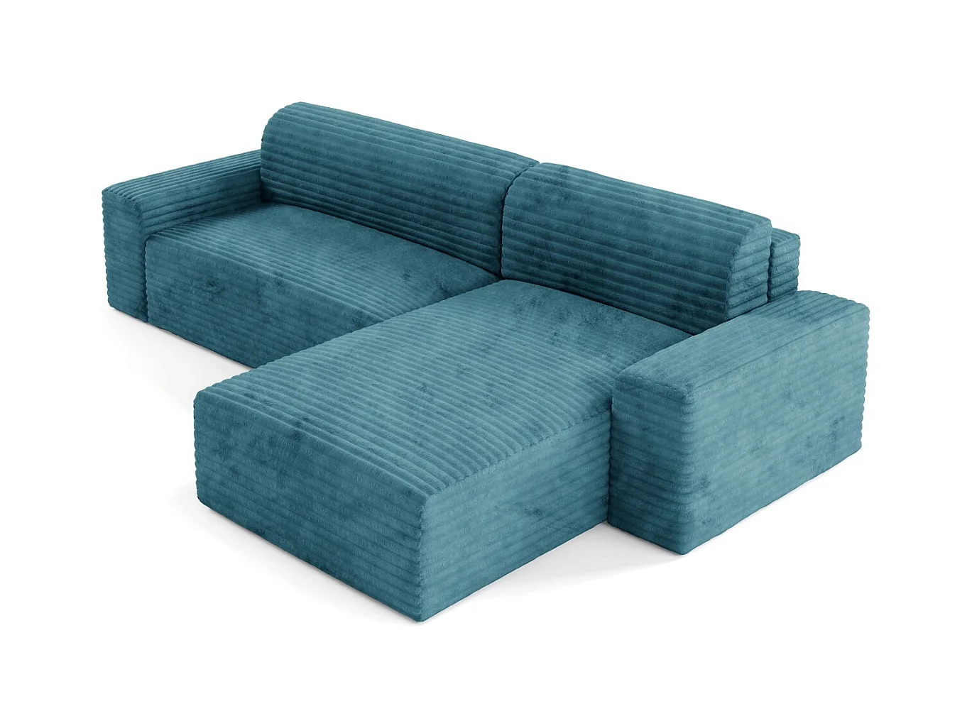 Ecksofa COCO L mit Schlaffunktion Farbe: TILIA 75