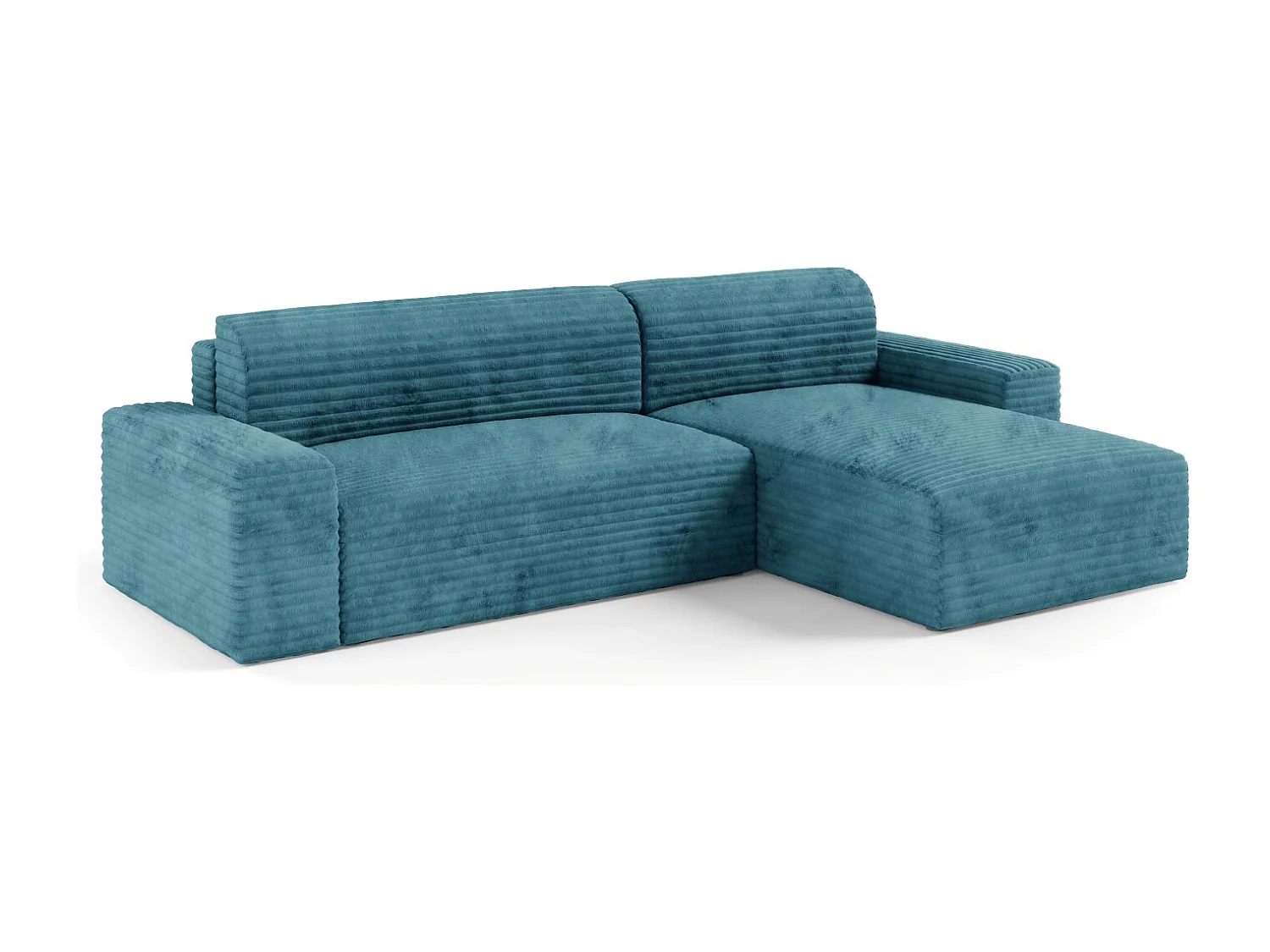 Canapé d’angle COCO L avec fonction de couchage Couleur : TILIA 75