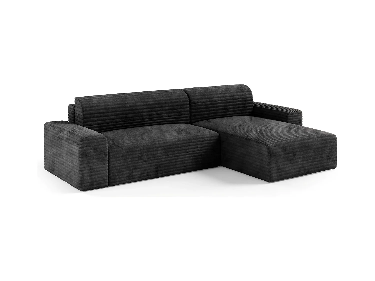 Ecksofa COCO L mit Schlaffunktion Farbe: TILIA 100