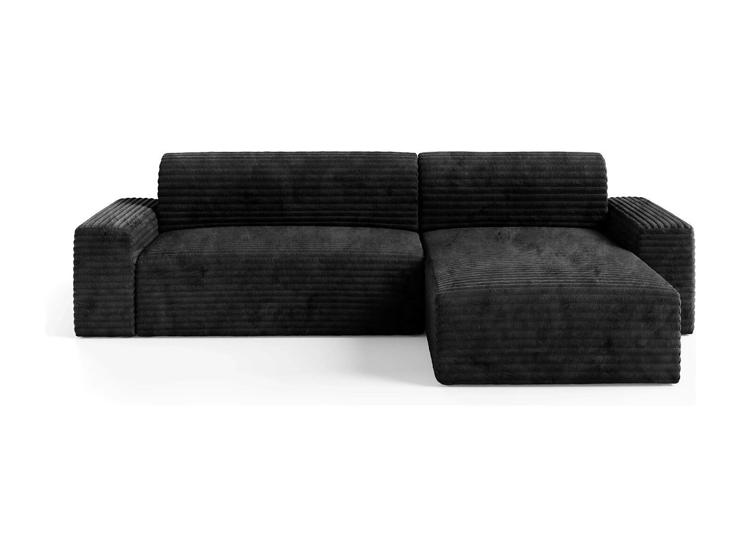 Canapé d’angle COCO L avec fonction de couchage Couleur : TILIA 100