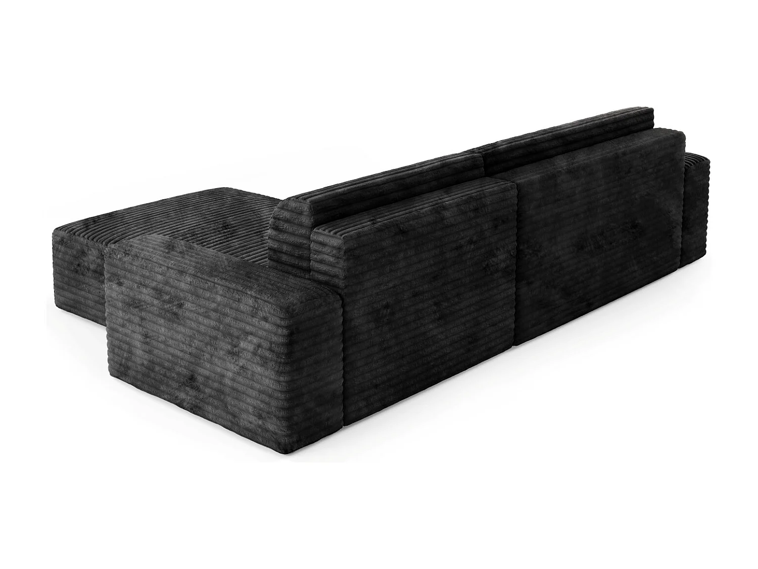 Canapé d’angle COCO L avec fonction de couchage Couleur : TILIA 100