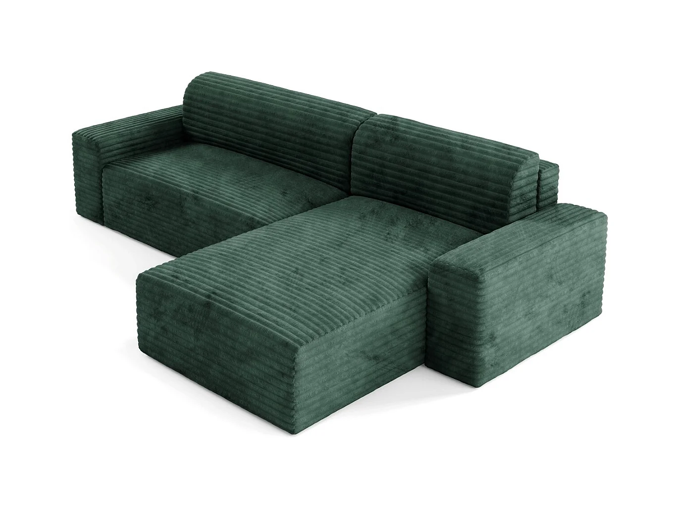 Ecksofa COCO L mit Schlaffunktion Farbe: TILIA 39