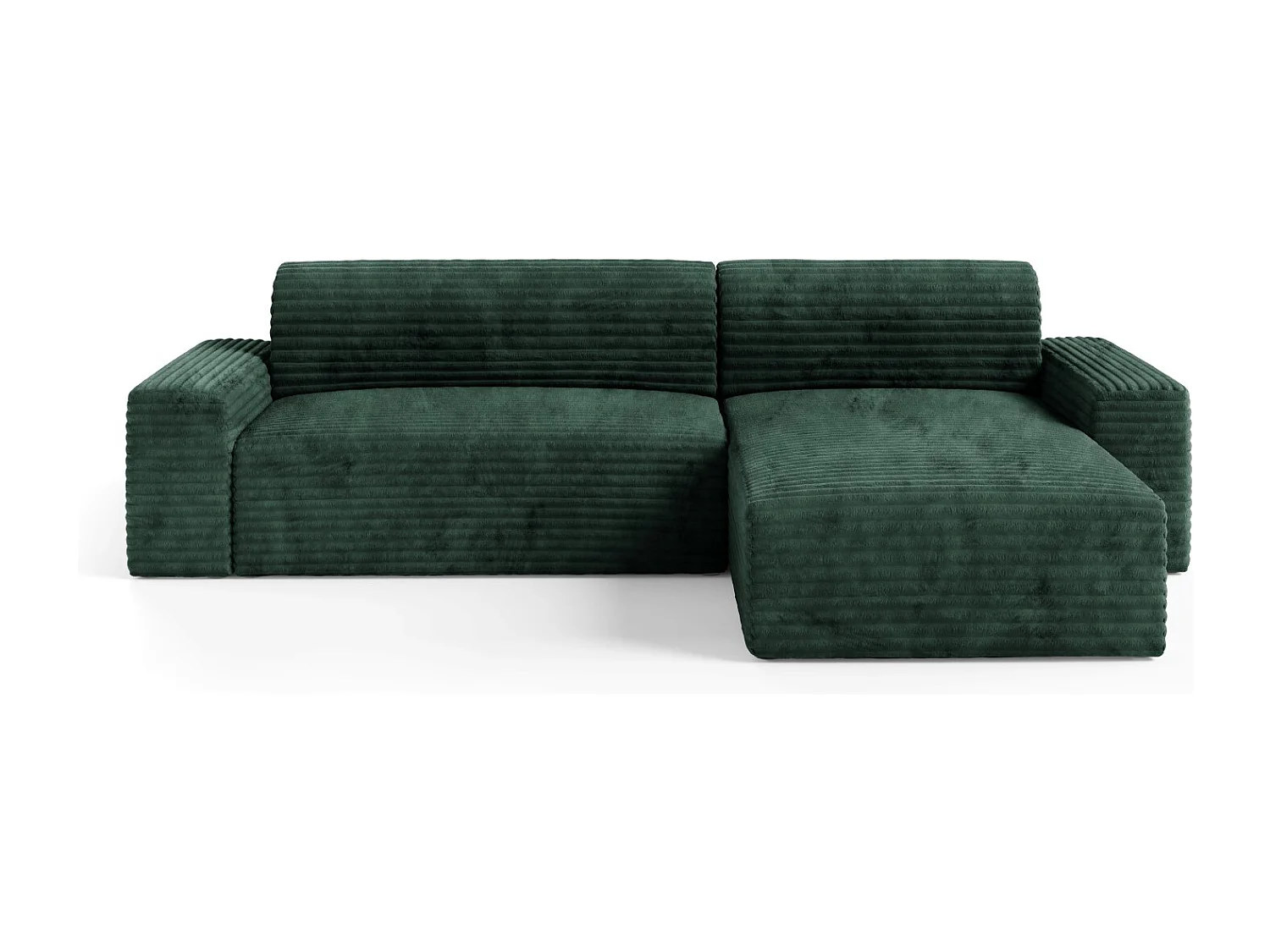 Canapé d’angle COCO L avec fonction de couchage Couleur : TILIA 39