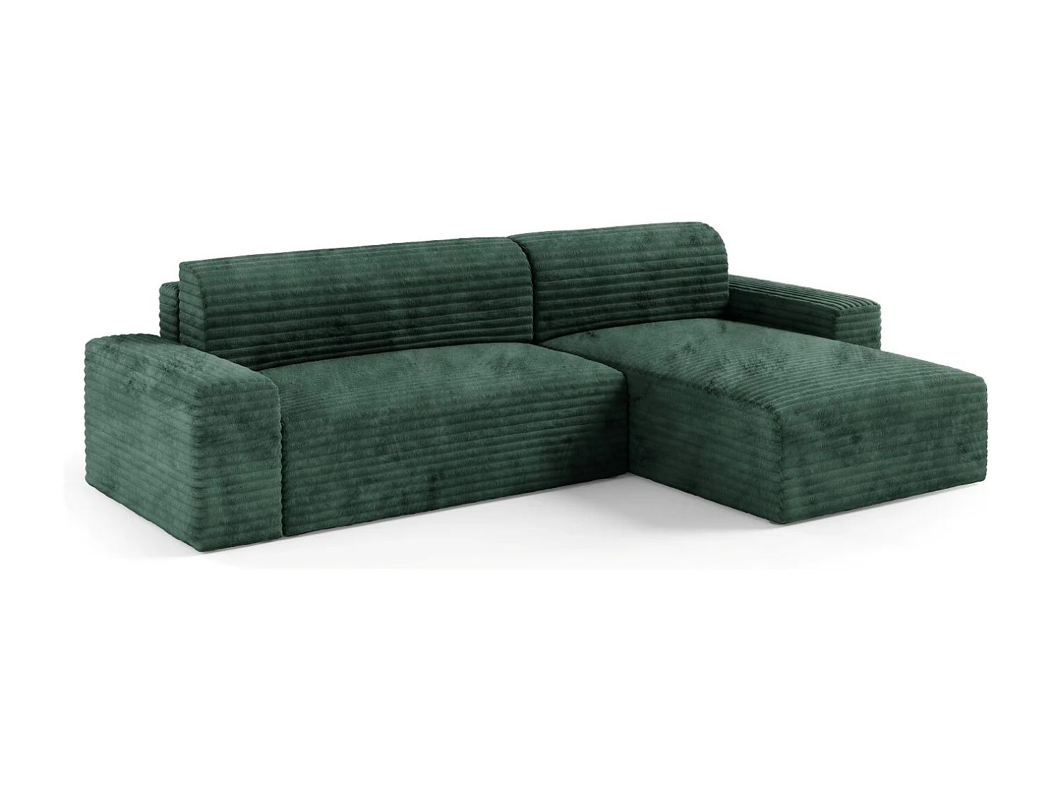 Canapé d’angle COCO L avec fonction de couchage Couleur : TILIA 39