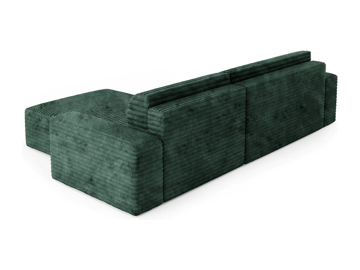 Canapé d’angle COCO L avec fonction de couchage Couleur : TILIA 39