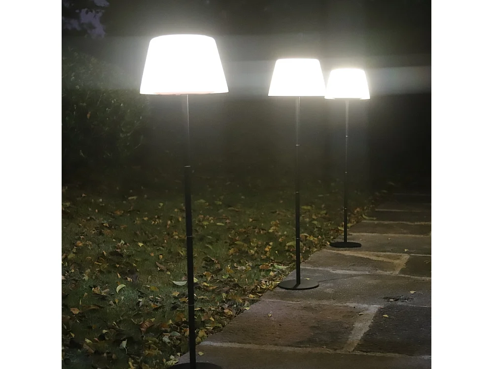 Lot de 2 lampadaires solaires EZIlight® Solar lamp L40