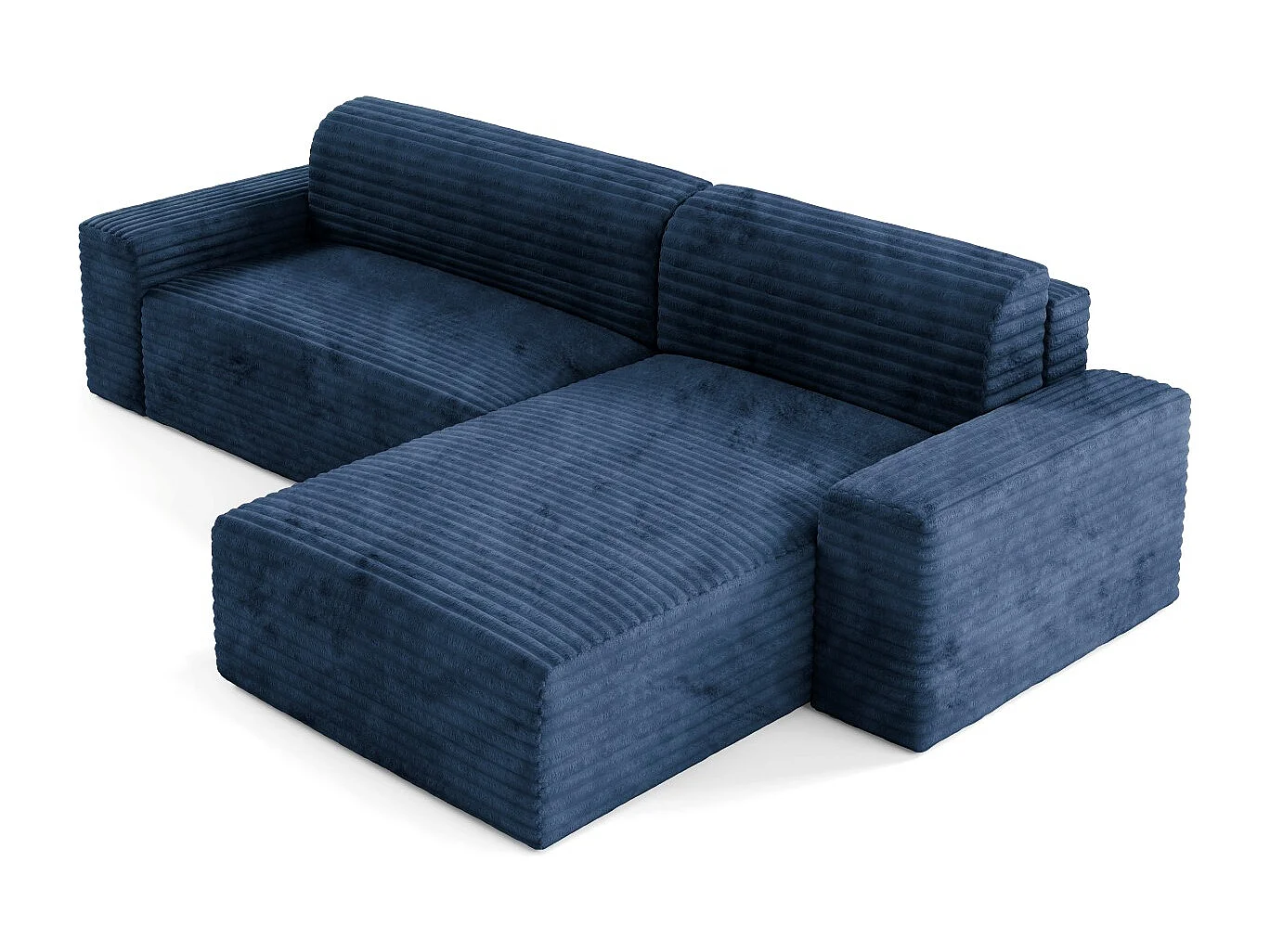 Canapé d’angle COCO L avec fonction de couchage Couleur : TILIA 77