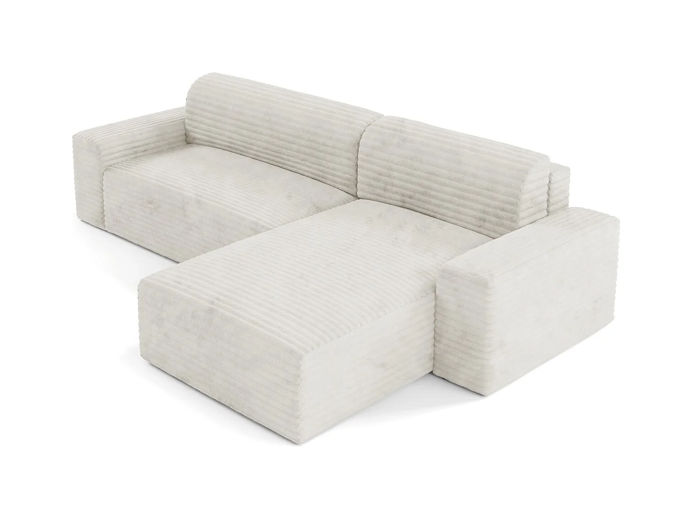 Ecksofa COCO L mit Schlaffunktion Farbe: TILIA 1