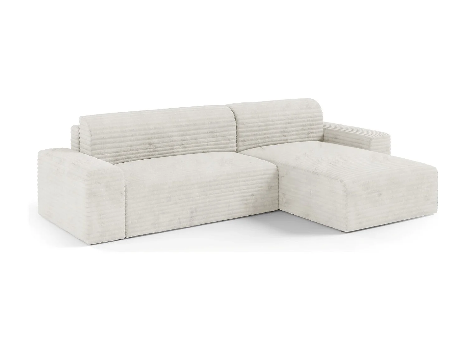 Canapé d’angle COCO L avec fonction de couchage Couleur : TILIA 1