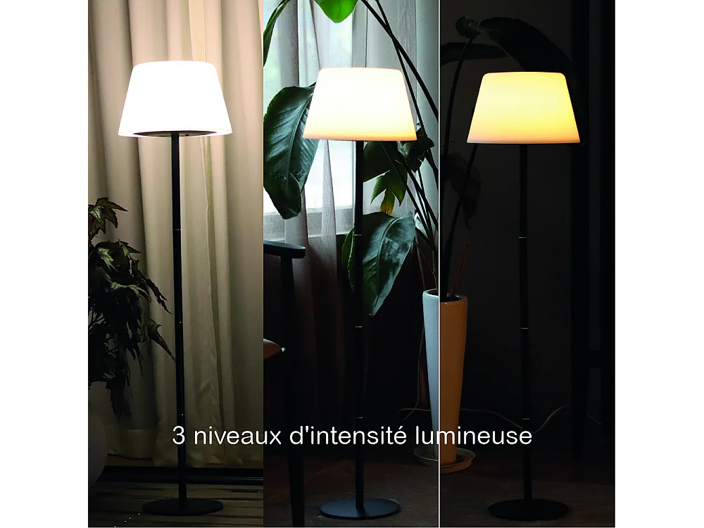 Lot de 4 lampadaires solaires EZIlight® Solar lamp L40